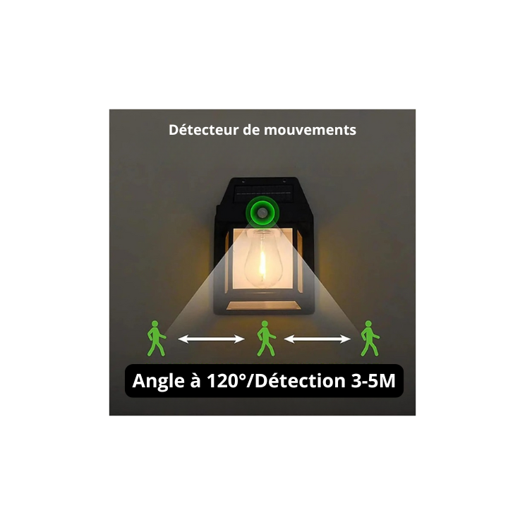 Applique Led solaire extérieur "Cottage"