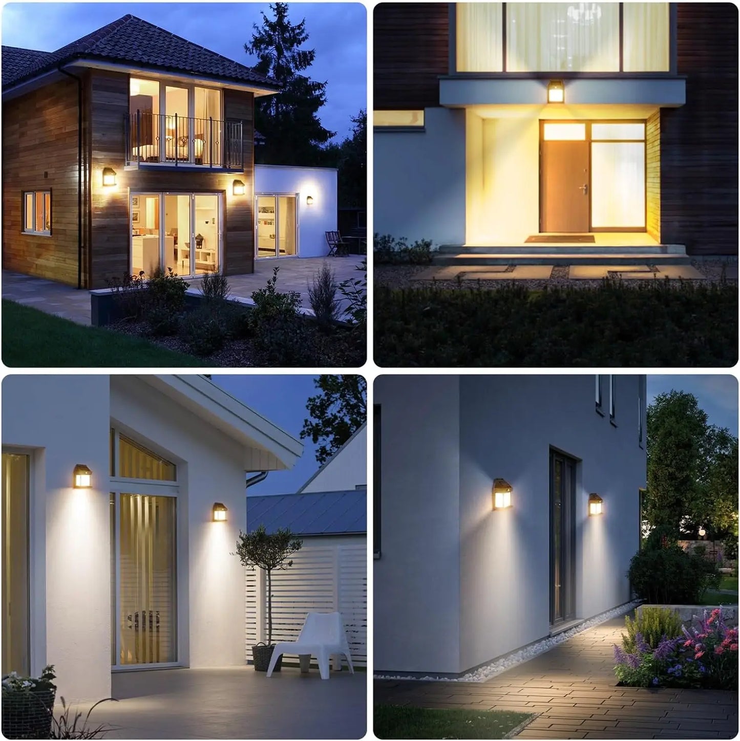Applique Led solaire extérieur "Cottage"