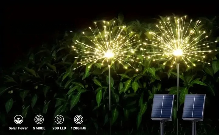 Lampes Solaires Bouquet Lumineux