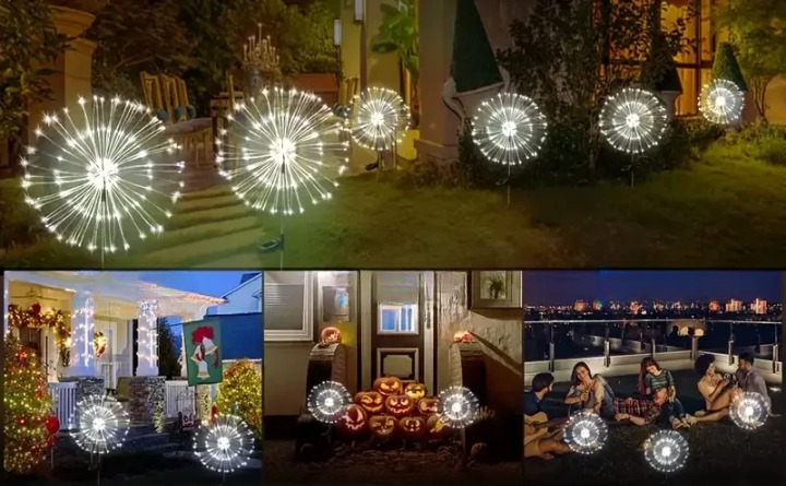 Lampes Solaires Bouquet Lumineux