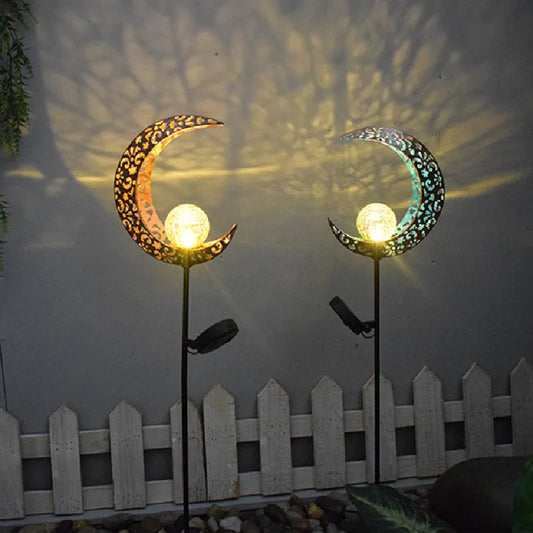 Lampe Solaire Lune Féerique