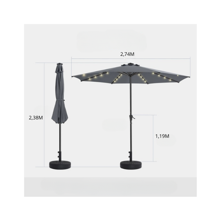 Parasol Solaire Éclat Nocturne
